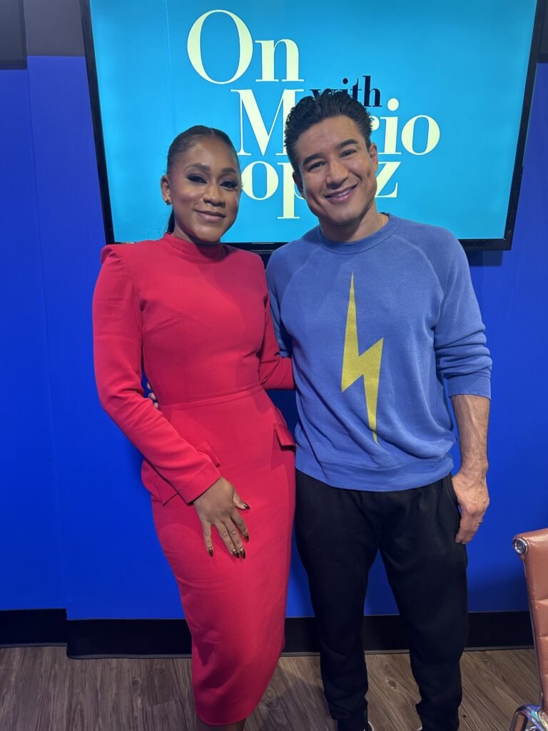 Dr. Sim Adighije and T.V. Host Mario Lopez