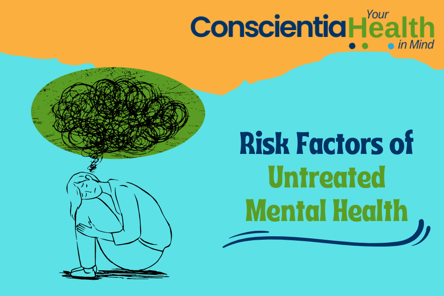 the Risk Factors of Untreated Mental Health